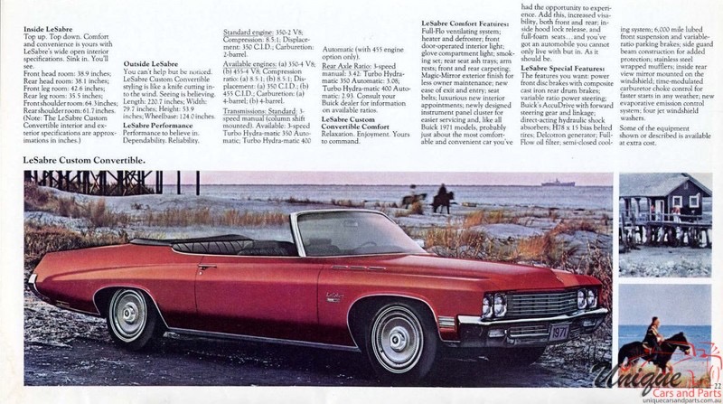 1971 Buick All Models Car Brochure Page 34